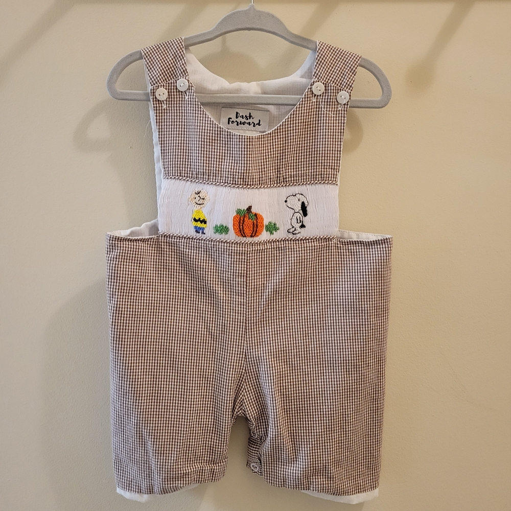 Peanuts Snoopy Charlie Brown Smocked JonJons